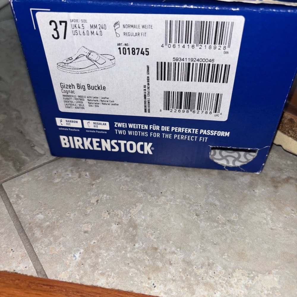 Birkenstock Big Buckle Gizeh Cognac - Picture 2 of 5